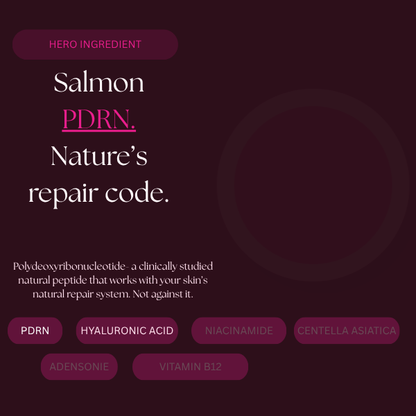 Pink Pores Repair & Glow Serum-Salmon PDRN